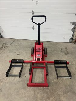 FISCHER 750 lb. Heavy Duty ATV/Mower High-Lift Jack