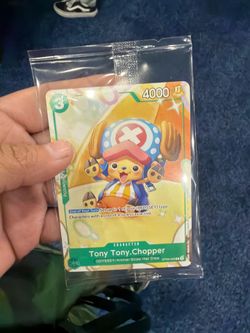 One piece chopper card
