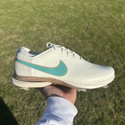 Nike Air Zoom Victory Tour 2 Golf Shoes Spikes White Teal DM9930-141 Size 10.5