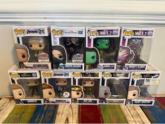 Marvel Funko Pop lot of 9