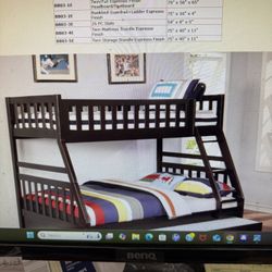 Twin Over Full Bunk Bed On Sale