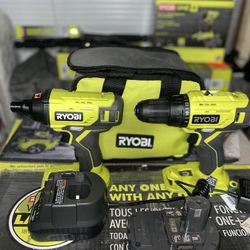 RYOBI DRILL SET (1)battery And Charger