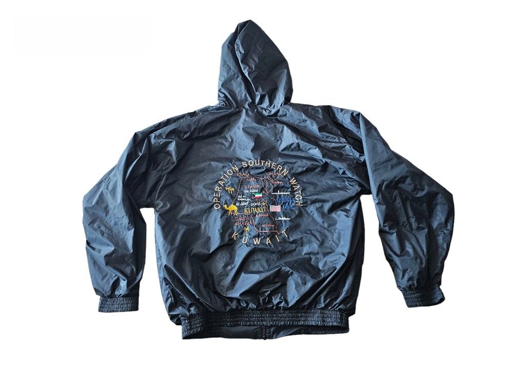 Operation Southern Watch Military Veteran Solider Souvenir Embroidered Jacket XL Clothing