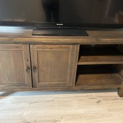 Rustic brown console