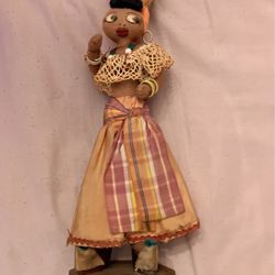 Vintage 1950 Black Girl Doll Merisa From Brasil