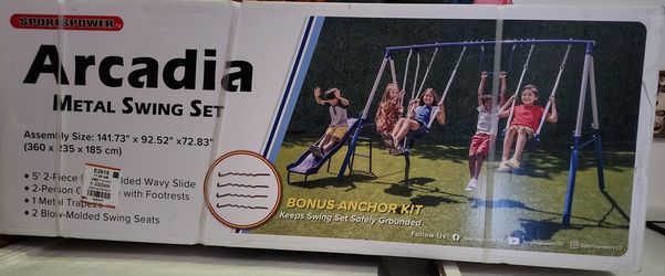 Metal Swing Set