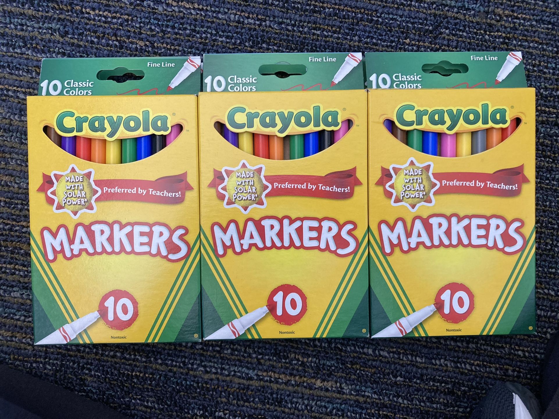 Crayola - Fine Line Markers 10ct (9 Sets)