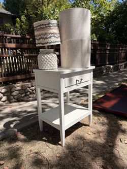 Free white night stand side table Free