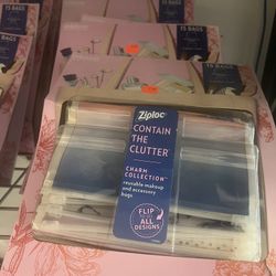 15 Ziploc Makeup, Accessory Bag