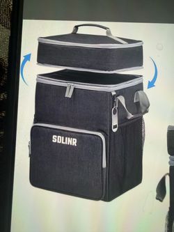 Cooler with wheels and handle capacity 72 cans