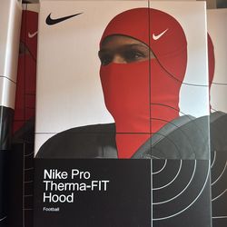 Red nike ski mask