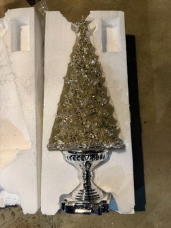 20' Illuminated Glittered Kaleidoscope Tree by  Valerie Champagne,