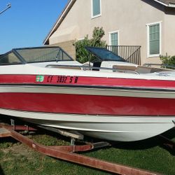 1989 wellcraft eclipse 186 and trailer
