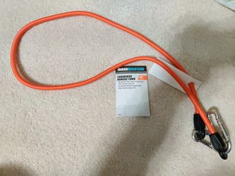 FAST SALE! HAULMASTER 48" Carabiner Bungee Cord (Orange, High-Vis)