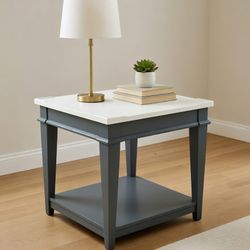 Two Tone Modern End-Side Table