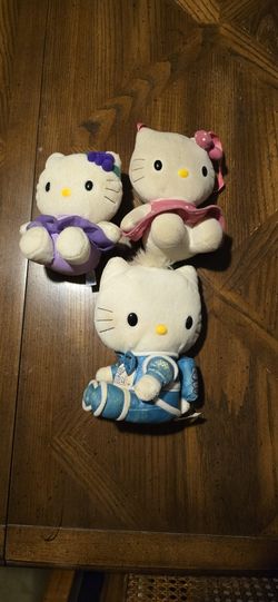 Vintage 2000 Hello Kitty Plush Lot – Rare Collector Pieces