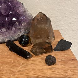 Black/brown Crystal Set