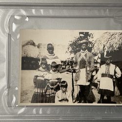 c. 1910s – Seminole Family Portrait - Brown Brothers Type 1 Photograph PSA