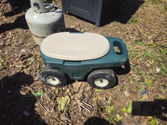 The price is firm.. rolling planting seat with storage