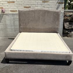 Queen Bed Frame And Box Spring 