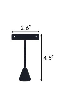 Velvet Earring T Bar Stand 
