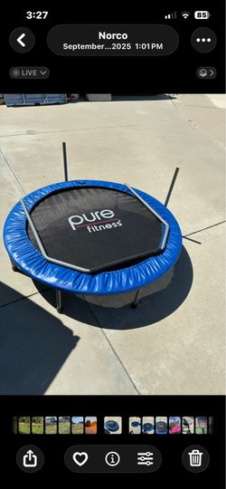 Pure fitness trampoline
