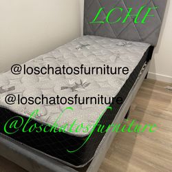 Twin Size Bed Frame With Mattress 