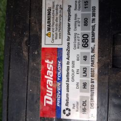 Duralast Car Battery 