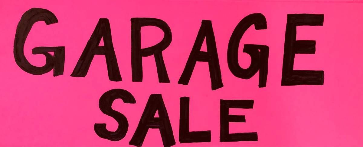Garage Sale 10/4 & 10/5