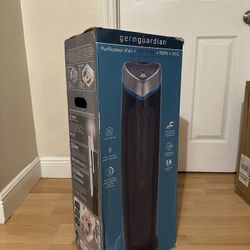 GermGuardian 5-In-1 HEPA Air Purifier for Home, Large Rooms Up To 915 Sq. Ft. with HEPA Pet Air Filter, UV-C Light & Odor Reduction, AC5250PT, 28" Tow