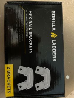 MPX rail brackets for gorilla ladders