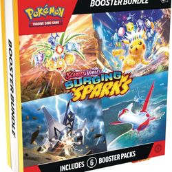 NEW Pokémon Surging Sparks 6-Pack Box – Factory Sealed – Rare TCG Set