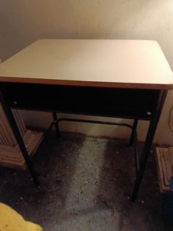 Metal School Desk