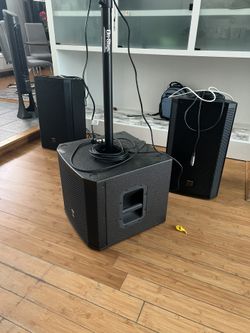 Stereo System. Sound System. Speakers. Karaoke