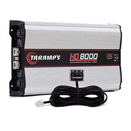 TARAMPS 8K HD 1 OHM STABLE BRAZILIAN AMP COMPACT IN SIZE TRUE 8K RMS WATTAGE AT 1 OHM $500 OBO