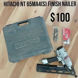 Hitachi NT 65MA4(S) 2 1/2” Finish Nailer