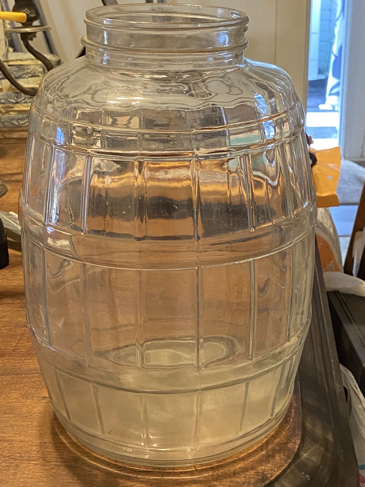 Glass Agua Fresca Container
