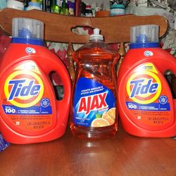 Dos Jason's Tide De 98oz Y Un Ajax Por $30