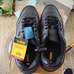Tredsafe Mens Shoes Size 10W Black