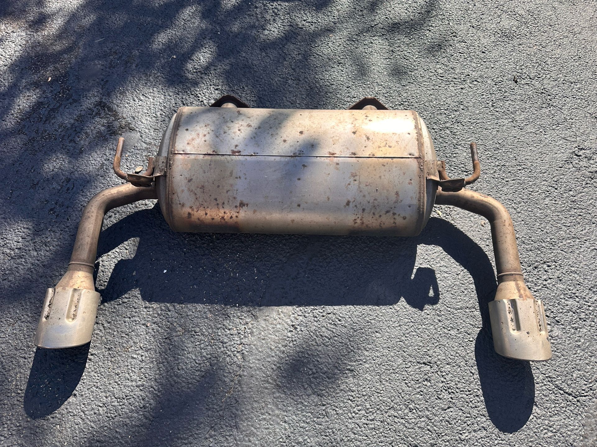 OEM factory Infiniti Q50 3.7 Exhaust Muffler