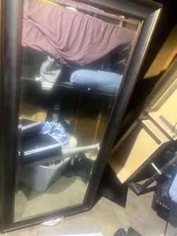 Large Framed Floor Mirror