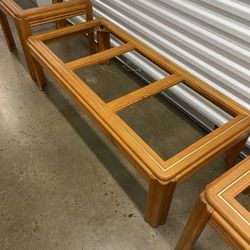Coffee Table And 2 End Tables