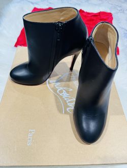 Christian Louboutin Leather Ref-Sole Ankle Boots