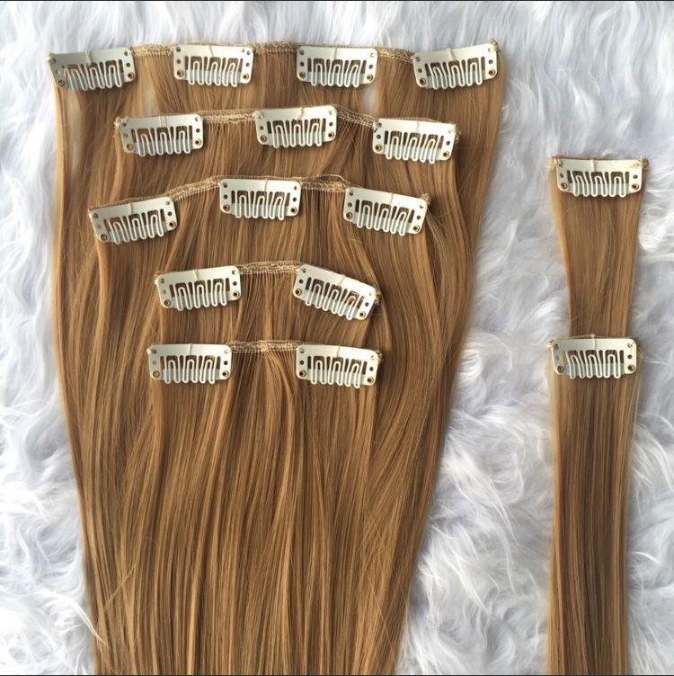 Hair extensions 7pcs honey blonde