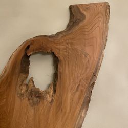 Live Edge Japanese Wood Plank In Rare Shape
