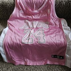 KOBE BRYANT #24 ADIDAS PINK WOMEN'S JERSEY NEVER WORN SIZE XL