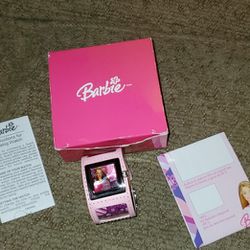 New in Box Barbie Photo Insert Wrist Watch 2004 Avon 