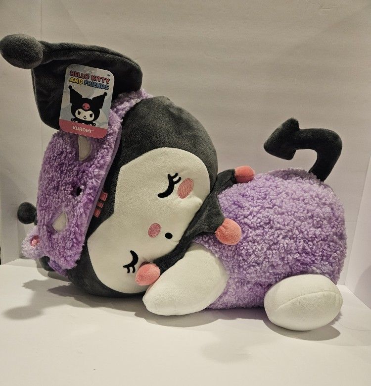Hello Kitty Kids' 18" Sleeping Plush Kuromi