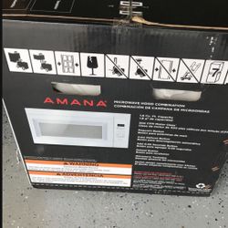 AMANA MICROWAVE IS BIG