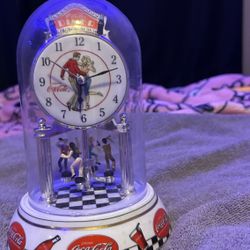 Antique Coca-Cola diner clock